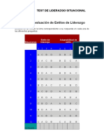 Test de Liderazgo Situacional - Resultados