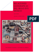 Relaciones Geográficas Del Siglo XVI:Mexico