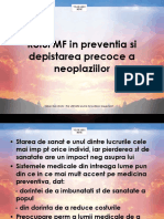 Curs 6 - Rolul Mf in Preventia Si Depistarea Precoce a Neoplaziilor