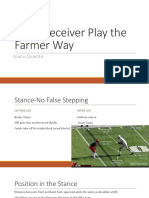 Wide Receiver Play The Farmer Way: Coach Counter