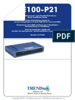 Manual Print Server Qig - Te100-P21 (Spanish)