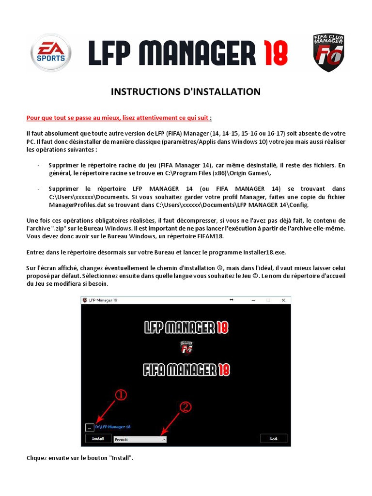 IMPORTANT ! - Instructions D'installation - FR | PDF | Environnement de ...