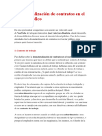 Desnaturalización de Contratos en El Sector Público