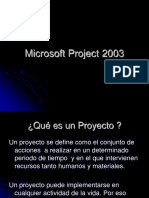 Presentacion Project Vesion 2003