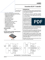 Sensorless BLDC Controller: Features and Benefits Description