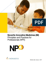 Novartis Innovative Medicines (IM) : Principles and Practices For Professionals (NP4)