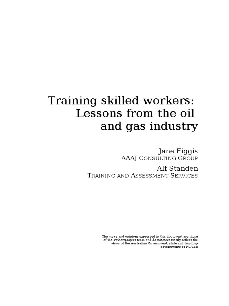 Training Skilled Workers | PDF | Vocational Education | Competence ...