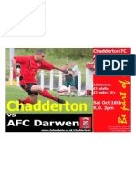 Poster -1sts v AFC Darwen