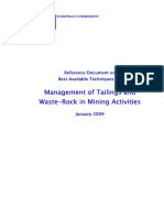 Management of Tailings and Waste Rock in Mining Actvities