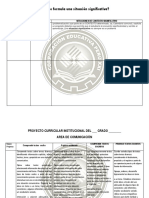 Insumos Elaboracion Pci, Sitiuaciones Significativas Etc