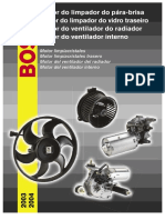 Bosch Catálogo Motor Limpador-Ventoinha-Ventilador