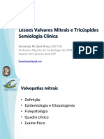 Lesões Valvares Mitrais e Tricuspides - Semiologia Clínica