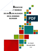 Tutorial Básico de Creación y Manejo de Un Blog Alojado en Blogger