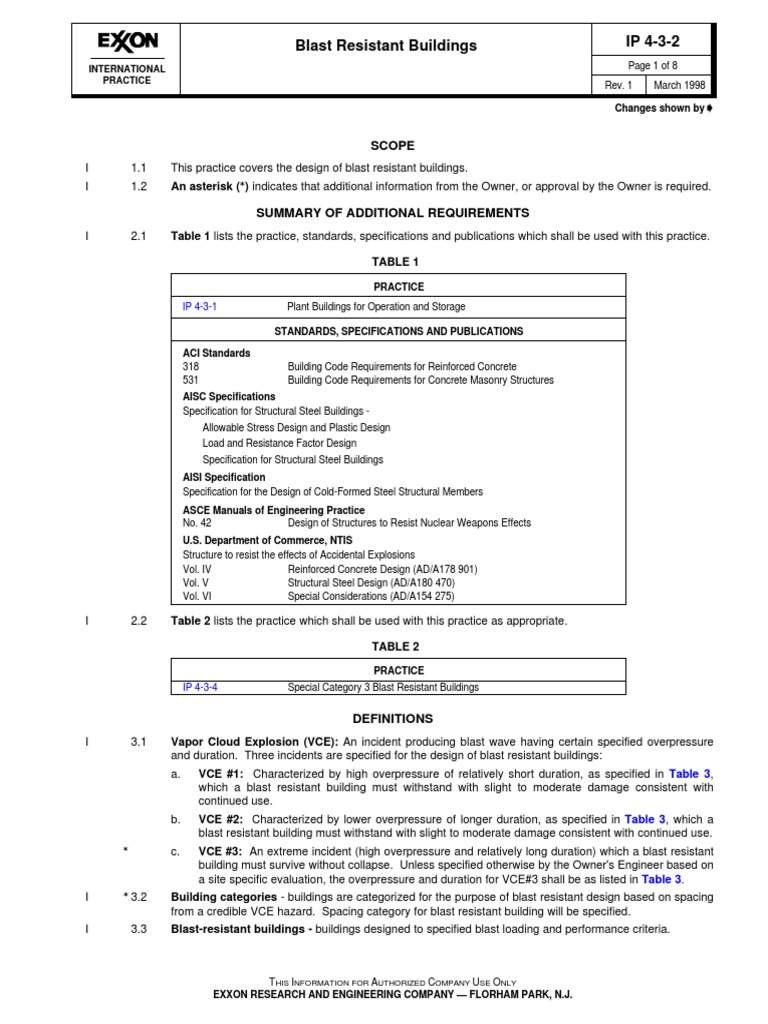IP - 040302 (Blast Resistant Buildings) | PDF | Structural Load ...