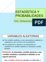 Variableas Aleatorias y Dist Probabilidades