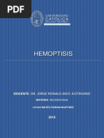 Hemoptisis - Lucas Roman