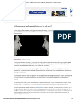 Como Manejar Los Conflictos en La Oficina