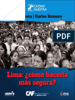 Ciudad Nuestra Lima Como Hacerla Mas Segura PDF