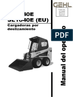 SL1640E Skid Loader Operators Manual (Spanish), 917409 B