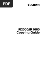 iR2000/iR1600 Copying Guide: Canon