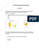 Aplicación de Encuesta y Análisis de Resultados