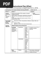 Instructional Plan (Iplan) : (With Inclusion of The Provision of Deped Order No. 8, S. 2015)