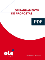 Acompanhamento de status e reprovas de propostas