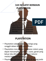 Pengaruh Negatif Bermain Playstation