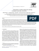 Microstructure and Property Evolution During the Sintering of Stainless Steel Alloy With Si3N4