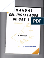 Instalaciones de gas LP: manual para instaladores