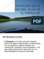 Situacion de Aguas Del Paraguay