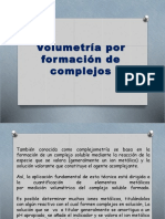 Volumetría Por Formación de Complejos