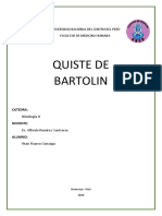 Quiste de Bartolin: causas y definición