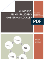 Clase Uno Municipio, Municipalidad y Gobiernos Locales