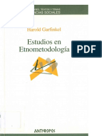 Estudios en Etnometodologia - Harold Garfinkel