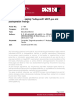 Fallot Tetralogy Imaging Findings With MDCT, Pre and Postoperative Findings