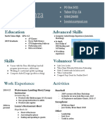 Resume To Edit