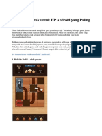 Game Asah Otak Untuk HP Android Yang Paling Menantang