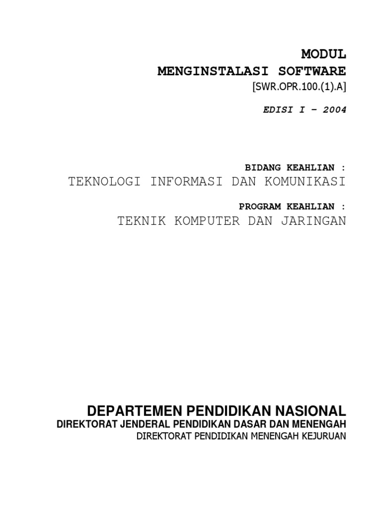 Menginstalasi software pdf pdf