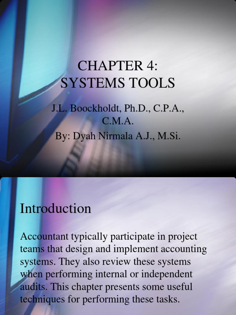 CHAPTER 4 - System Tools | PDF | Areas Of Computer Science | Systems ...