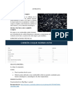 Fichas Técnicas de Carbón