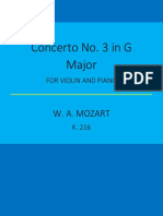 Mozart Violin Concerto No. 3 in G Major (Cover)