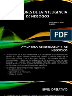 Aplicaciones de La Inteligencia de Negocios