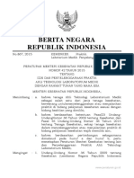 PERMEN KEMENKES Nomor 42 Tahun 2015 (Permenkes Nomor 42 Tahun 2015)