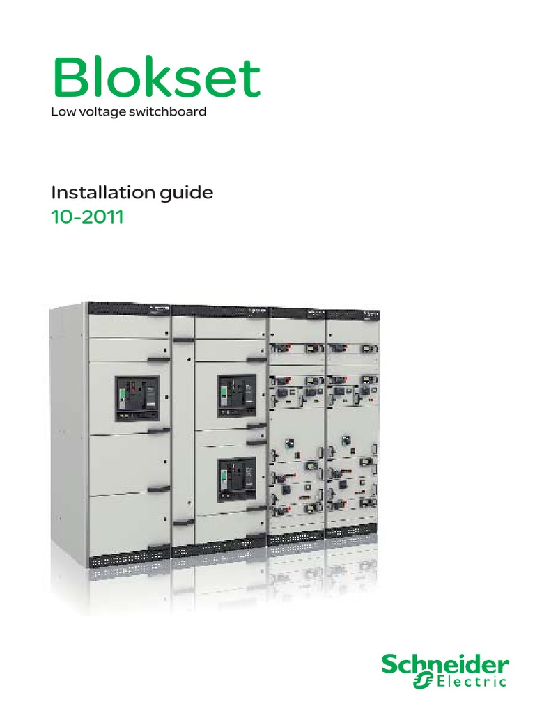 Manual SWGR Blokset | PDF | Screw | Electrical Connector