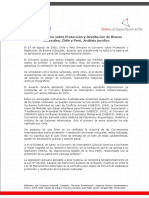 Convenio Sobre Proteccion y Restitucion de Bienes Culturales, Chile y Peru. Analisis Juridico - v2