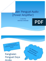 Rangkaian Penguat Audio (Power Amplifier)