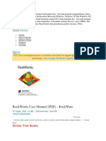 Rockworks User Manual (PDF) - Rockware: Similar Free Books