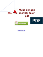 Mulia Dengan Manhaj Salaf PDF