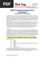 PCR Troubleshooting-Part 1 "No Bands": Hints, Tips and Trouble Shooting For Molecular Biology Technicians